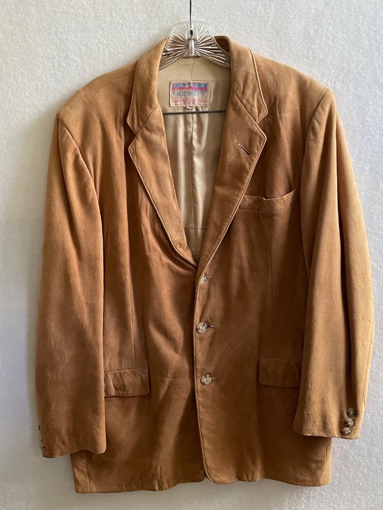 Californian Other - Vintage Californian Suede Nubuck Leather Sport coat, Size